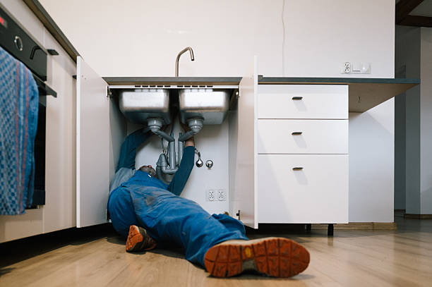 Professional Drain Cleaning technician working in Flower Mound, TX